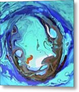 Blu Lagoon Metal Print