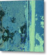 Blue Abstraction Metal Print