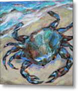 Blue Crab Metal Print
