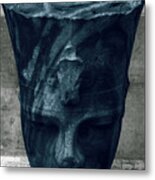 Blue Head Metal Print