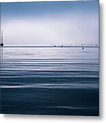 Blue Metal Print