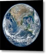 Blue Marble 2012 Planet Earth Metal Print