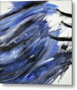 Blue Mark Metal Print