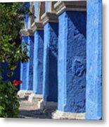 Blue Monastery Metal Print