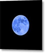 Blue Moon .png Metal Print