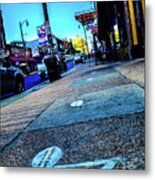 Blue Notes On Beale Metal Print
