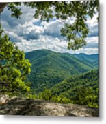 Blue Ridge Mountain View Metal Print