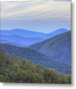 Blue Ridge Mountains Of Shenandoah National Park Virginia Metal Print
