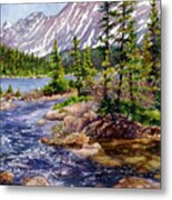 Blue River Metal Print