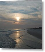 Blue Sunset Metal Print