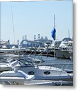 Boat Show On The Bay Metal Print