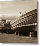 Boats Hauled Out For Winter. Metal Print