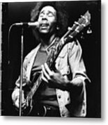 Bob Marley Performing Metal Print