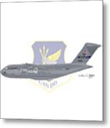 Boeing C-17 Globemaster Iii Mcguire Afb Metal Print