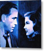 Bogart And Bacall - The Big Sleep Metal Print