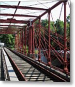 Bollman Truss Bridge At Savage Maryland Metal Print