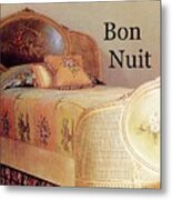 Bon Nuit For Bedroom Metal Print