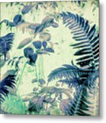 Botanical Art - Fern Metal Print