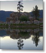 Boulder Bay Reflections Metal Print