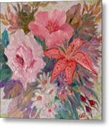 Bouquet Metal Print