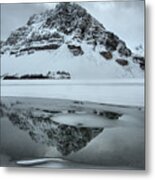 Bow Lake Winter Serenity Metal Print