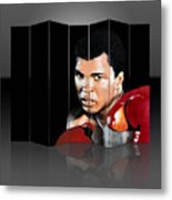 Boxing Great Muhammad Ali Metal Print