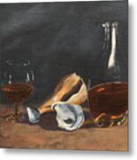 Brandy With Shells Metal Print