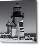 Brant Point Lighthouse Ii Metal Print