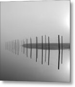 Breaking Through The Fog Metal Print