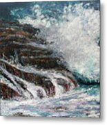 Breaking Wave Metal Print