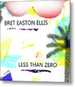 Bret Easton Ellis Poster Metal Print