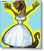 Bridezilla Metal Print