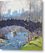 Bridge At Three Sisters Islands Metal Print