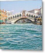 Bridge In Venice Metal Print