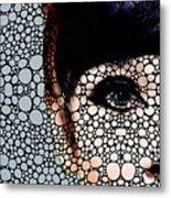 British Beauty - Audrey Hepburn Tribute Metal Print