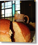 Broken Bread Metal Print