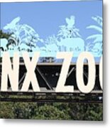 Bronx Zoo Entrance Metal Print