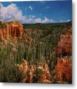 Bryce Canyon From The Top Metal Print