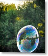 Bubbles In The Sky Metal Print