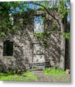 Bucks County Ruin - Bridgetown Mill House Metal Print