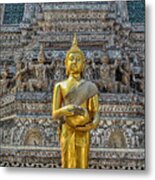 Buddha Statue At Wat Arun Metal Print