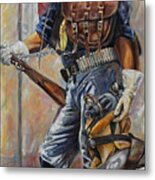 Buffalo Soldier Outfitted Metal Print