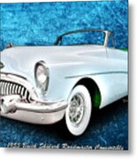 Buick Skylark Roadmaster Convertible For 1953 Metal Print