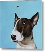 Bully And Bee Metal Print