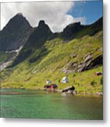 Bunesfjord And Mountains #2 Metal Print