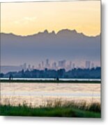 Burnaby And The North Shore Mountains Metal Print