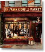 Butcher - Meat Priced Right 1916 Metal Print