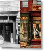 Butcher - Meat Priced Right 1916 - Side By Side Metal Print