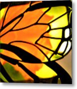 Butterfly Florals  Collection C Metal Print