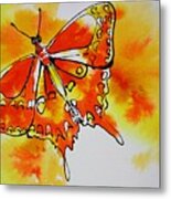 Butterfly Iii Metal Print